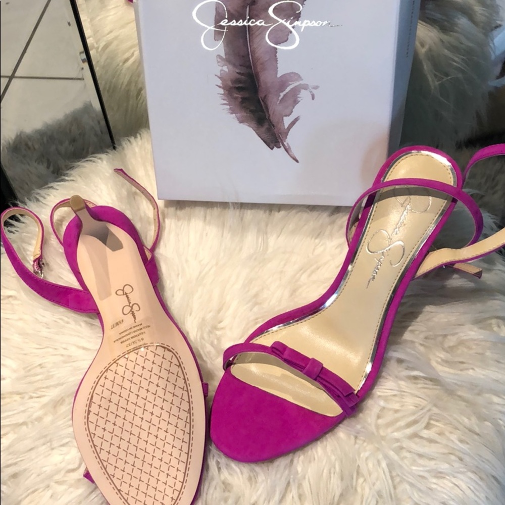 Jessica Simpson open toe heels